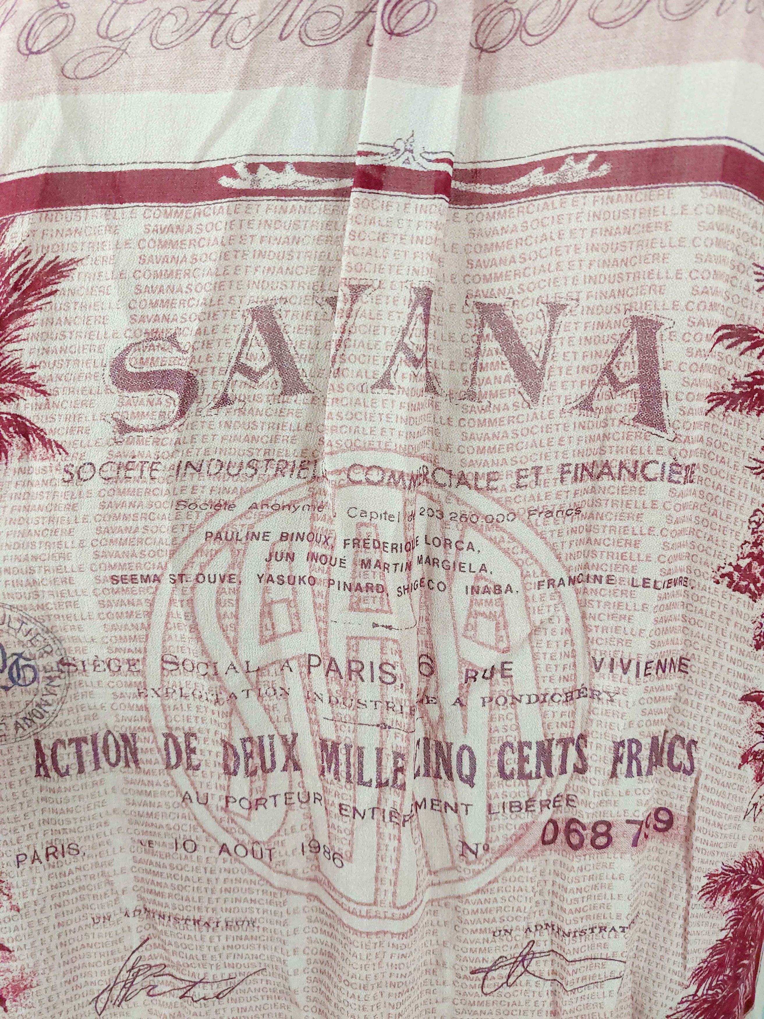 Jean Paul Gaultier 1986 Jean Paul Gaultier Pour Gibo Savana Africa Stamp Shirt Size US M / EU 48-50 / 2 - 13 Thumbnail