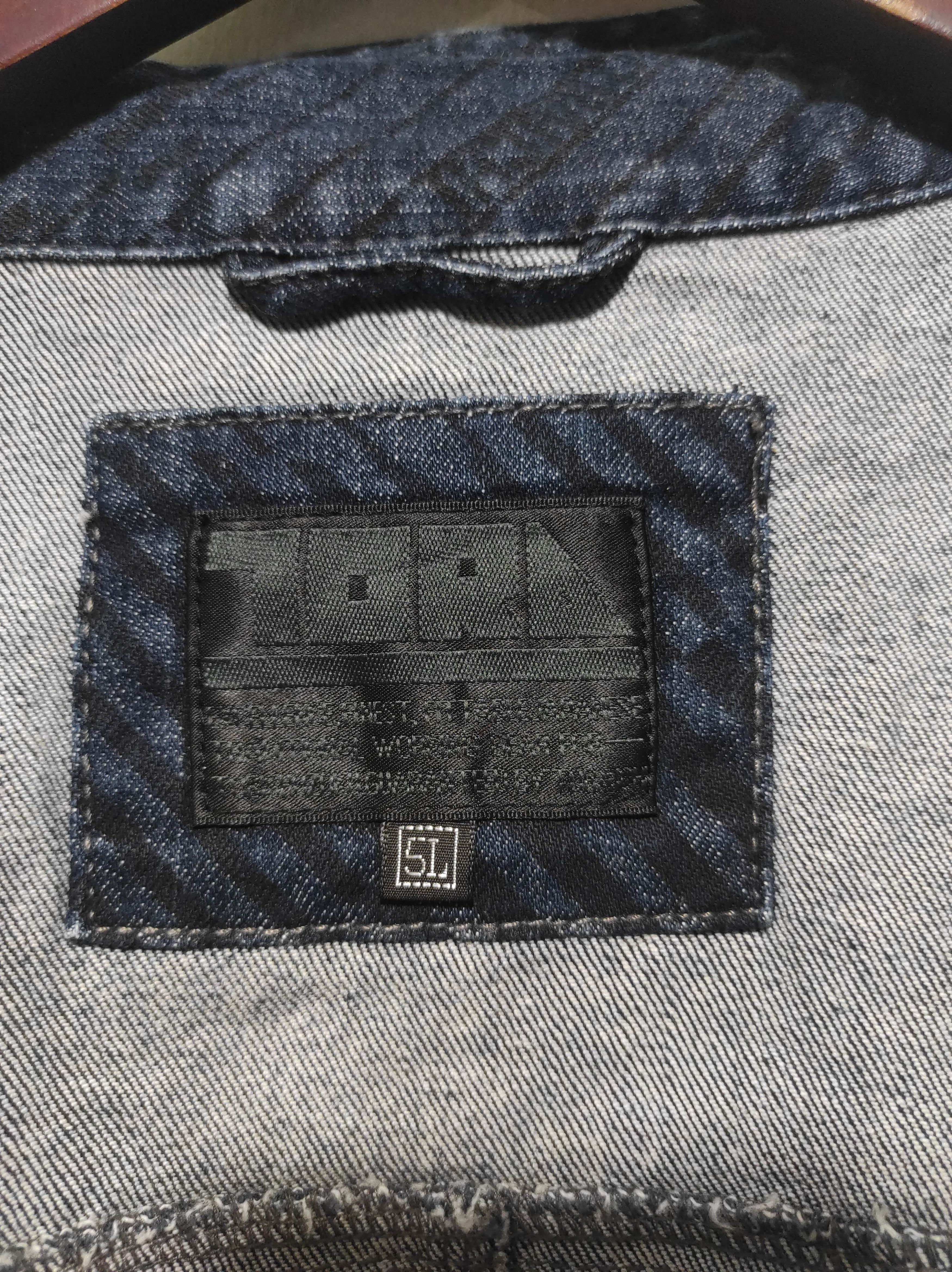 Japanese Brand Tora by Toraichi striped biker denim jacket Size US L / EU 52-54 / 3 - 10 Thumbnail