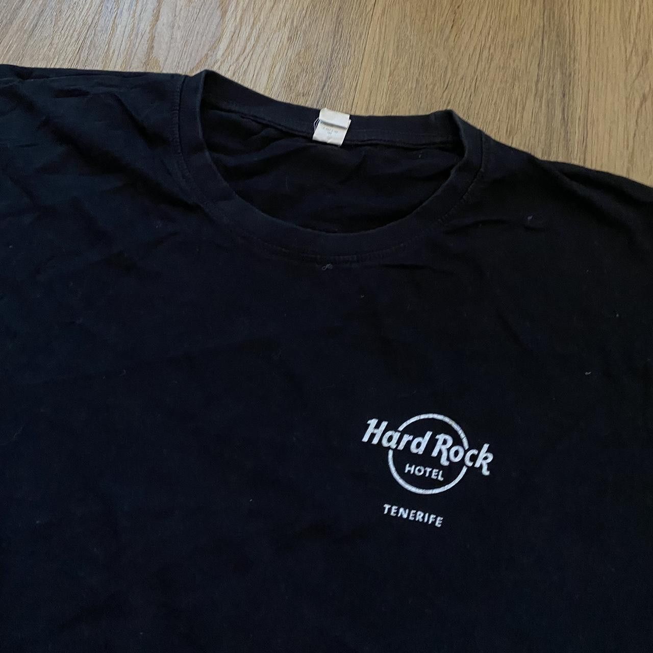 Hard Rock Cafe Black Hard Rock Cafe guitar pick tee Vintage y2k Size US L / EU 52-54 / 3 - 3 Thumbnail