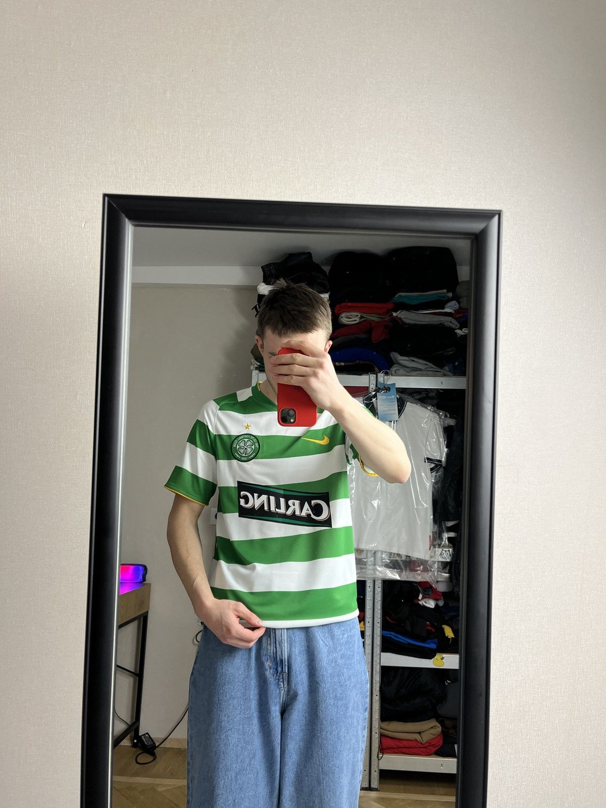 Nike × Vintage Nike FC Celtic 2008/2009 Home Soccer Jersey Football Shirt Size US S / EU 44-46 / 1 - 2 Thumbnail