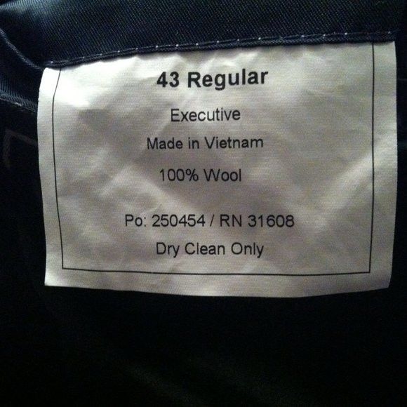 Jos. A. Bank JOS.A.BANK MENS NAVY 100%WOOL SPORT COAT JACKET SIZE:43R Size 42R - 12 Thumbnail