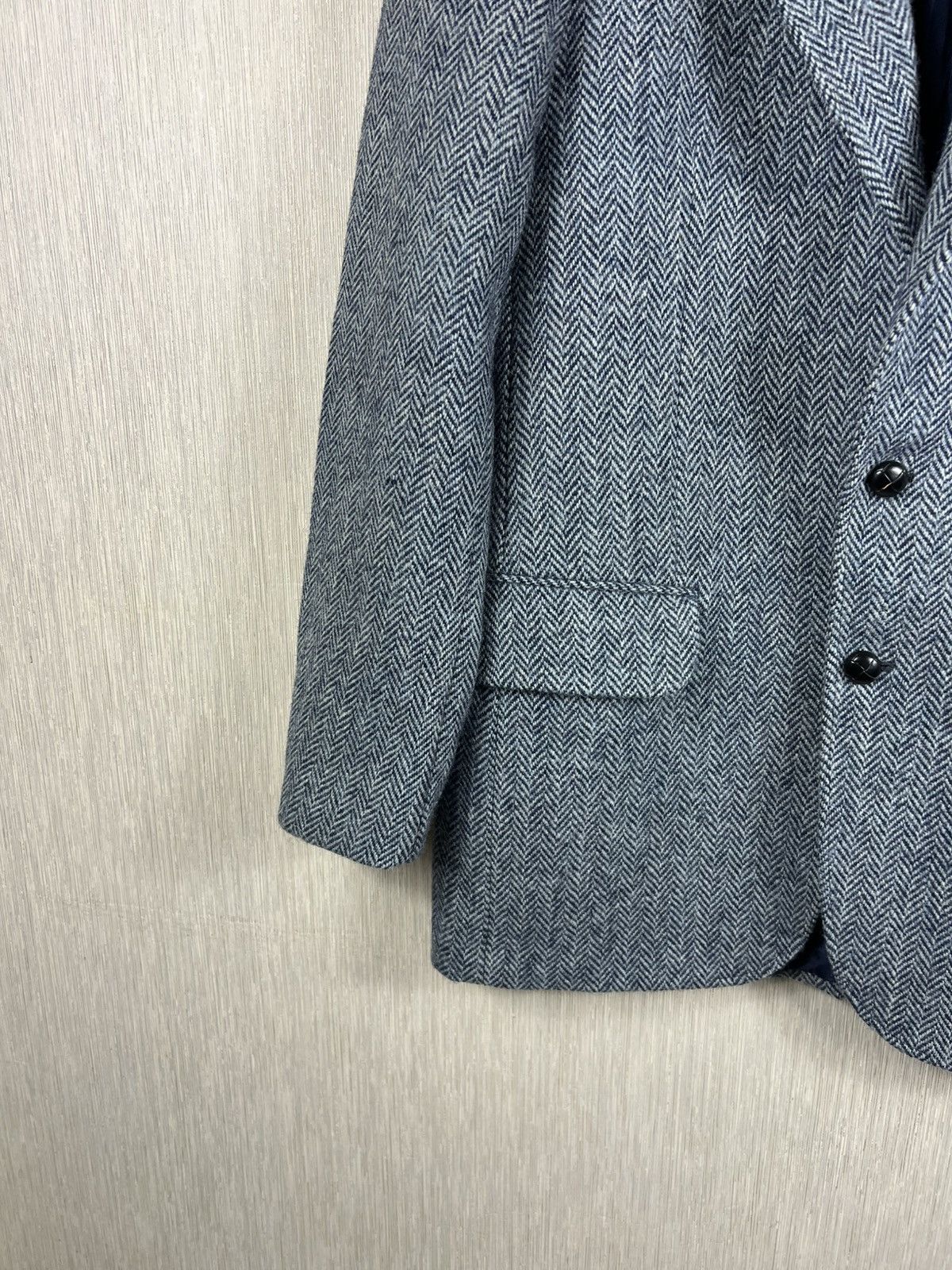 Harris Tweed Vintage 60s Schlasbergs Harris Tweed wool blazer jacket Size US L / EU 52-54 / 3 - 7 Thumbnail