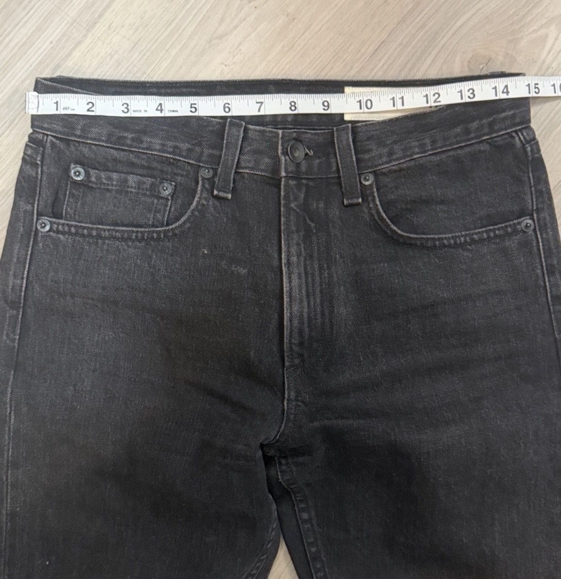 Rag & Bone Rag & Bone Black Straight Leg Denim Jeans Size 26" / US 2 / IT 38 - 6 Thumbnail