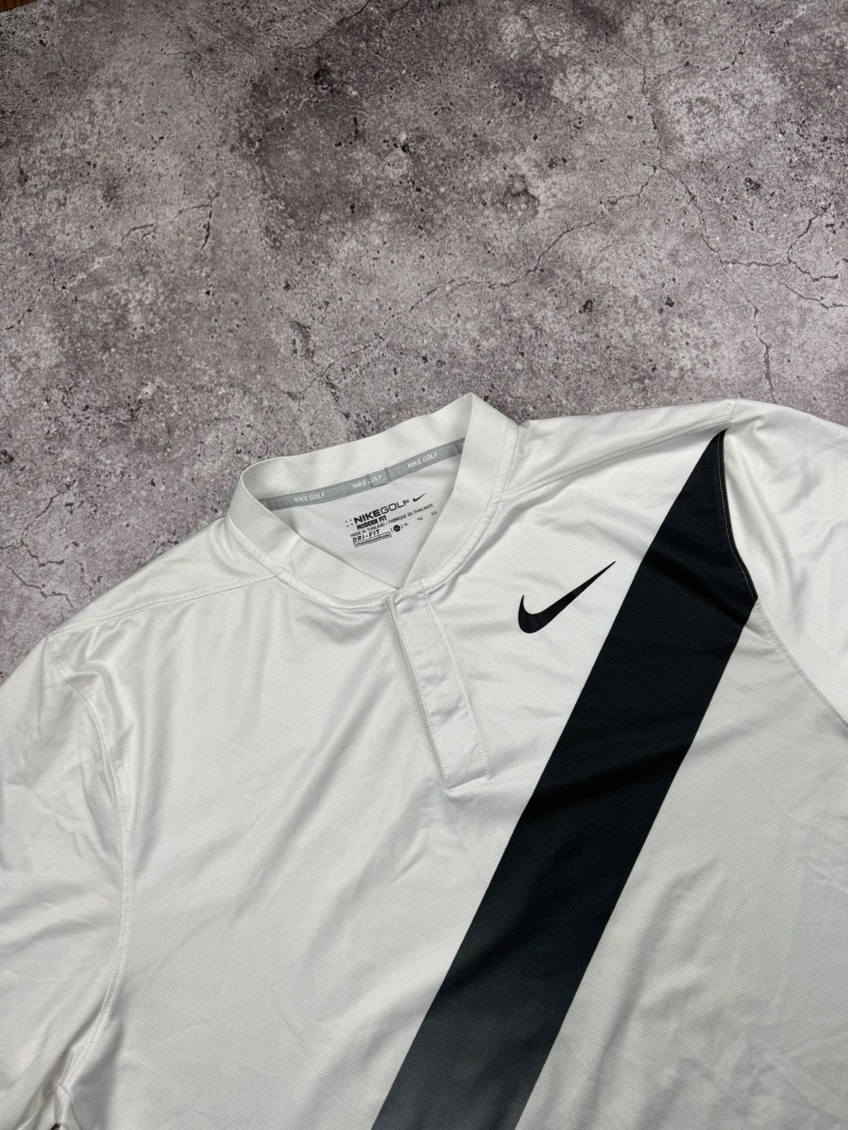 Nike Vintage Nike Golf Striped Polo T-Shirt Y2K Size US XL / EU 56 / 4 - 3 Thumbnail