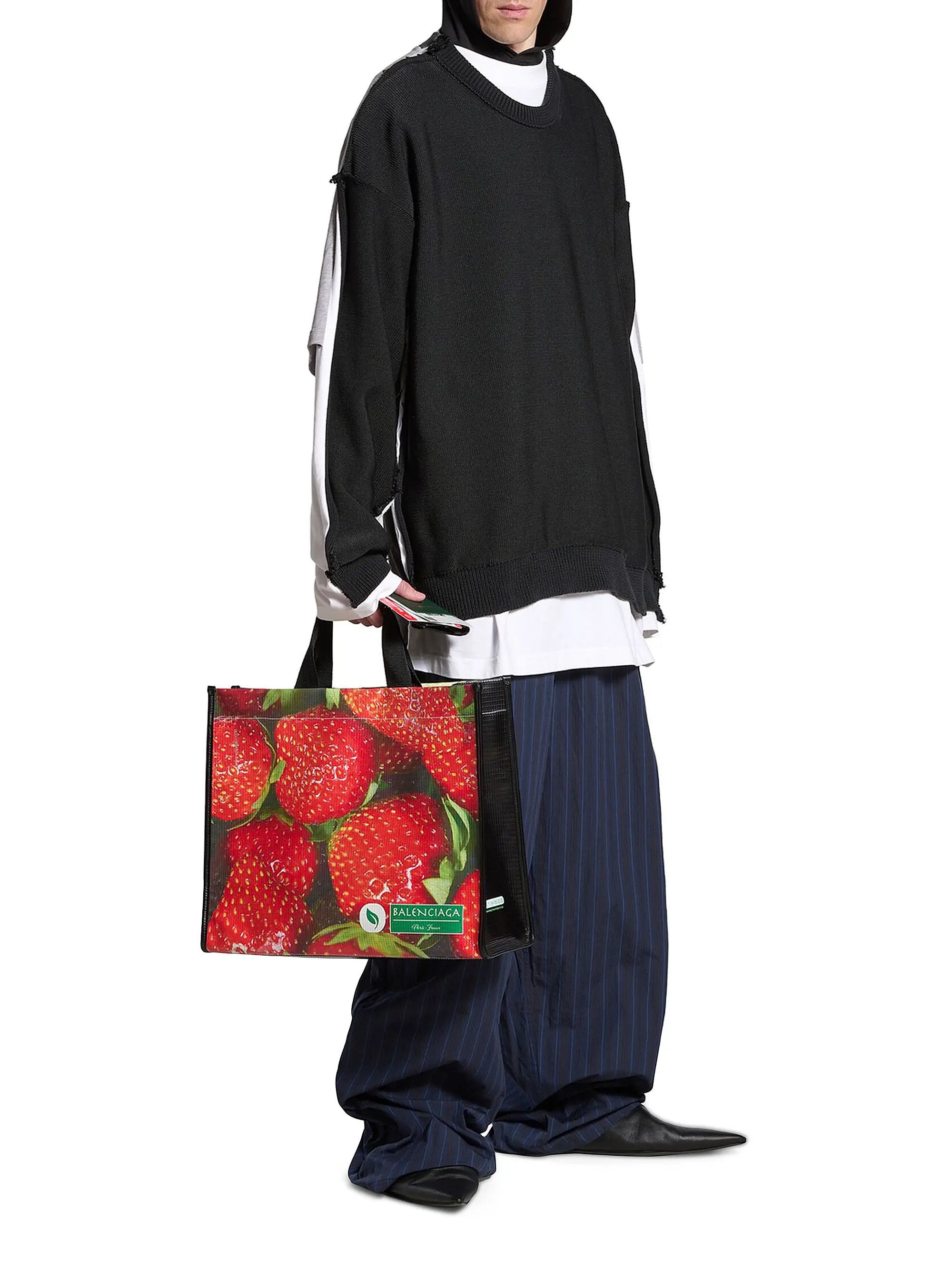 Balenciaga o1srvl11e1025 3B Sports Icon Hybrid Large Sweater Multicolor Size US M / EU 48-50 / 2 - 3 Thumbnail
