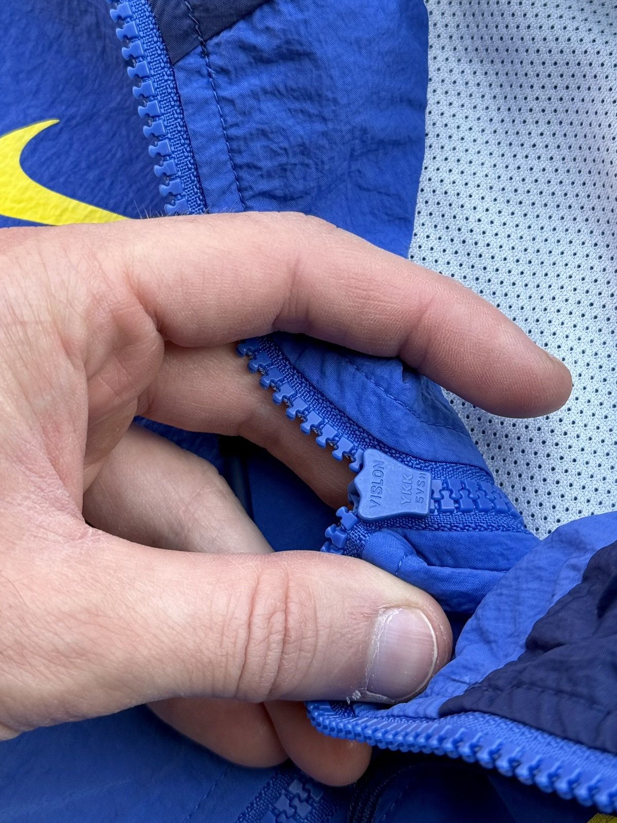 Nike Nike Y2K Chelsea Track Soccer Nylon Blokecore Drill Jacket Size US M / EU 48-50 / 2 - 10 Thumbnail
