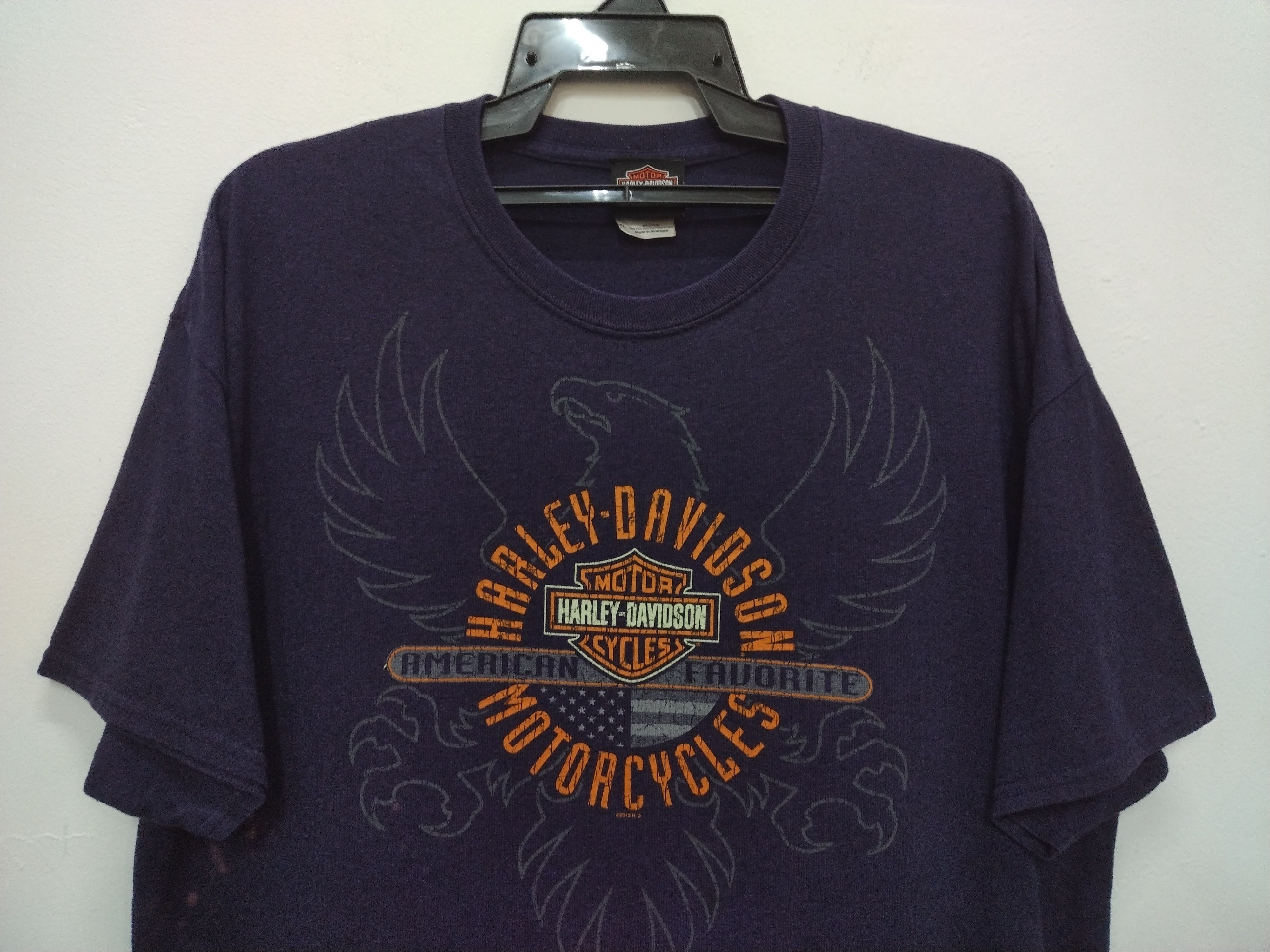 Harley Davidson × Vintage 2013 Harley Davidson style 3D HD eagle ROMMEL MARYLAND Size US XL / EU 56 / 4 - 6 Thumbnail