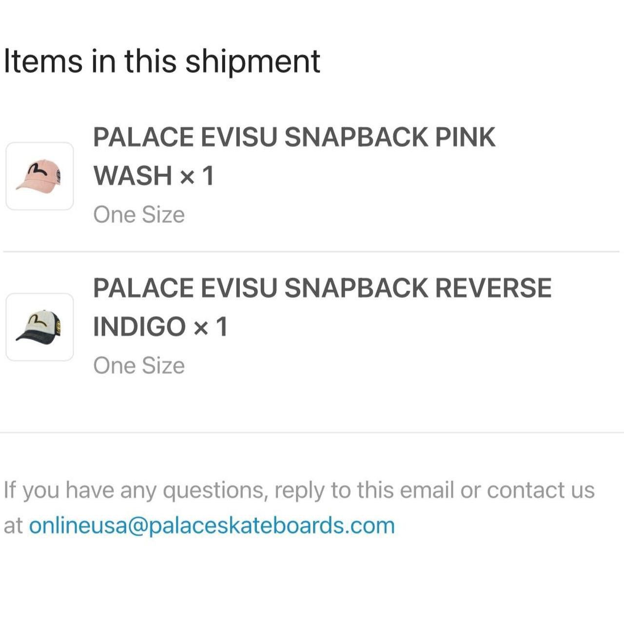 Evisu Palace x Evisu Denim SnapBack Reverse Indigo Size ONE SIZE - 4 Thumbnail