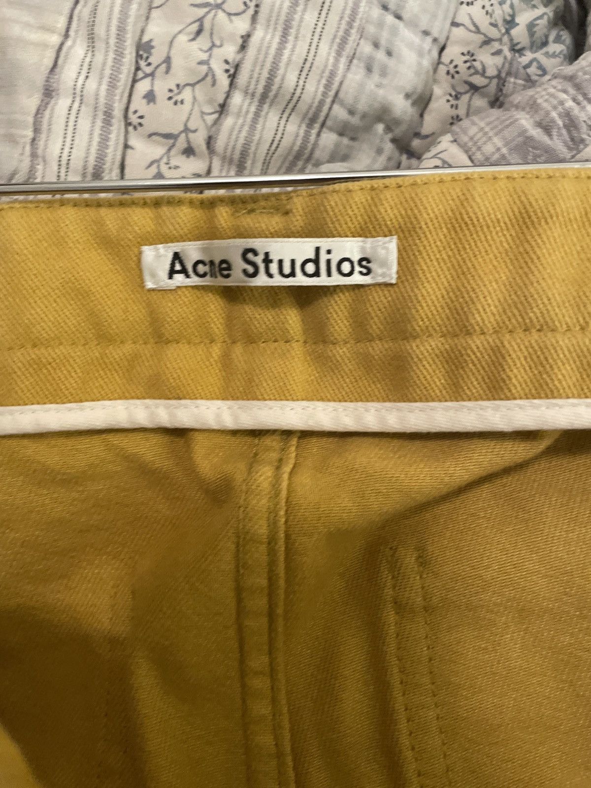 Acne Studios Mustard Work Pants Size US 32 / EU 48 - 5 Thumbnail