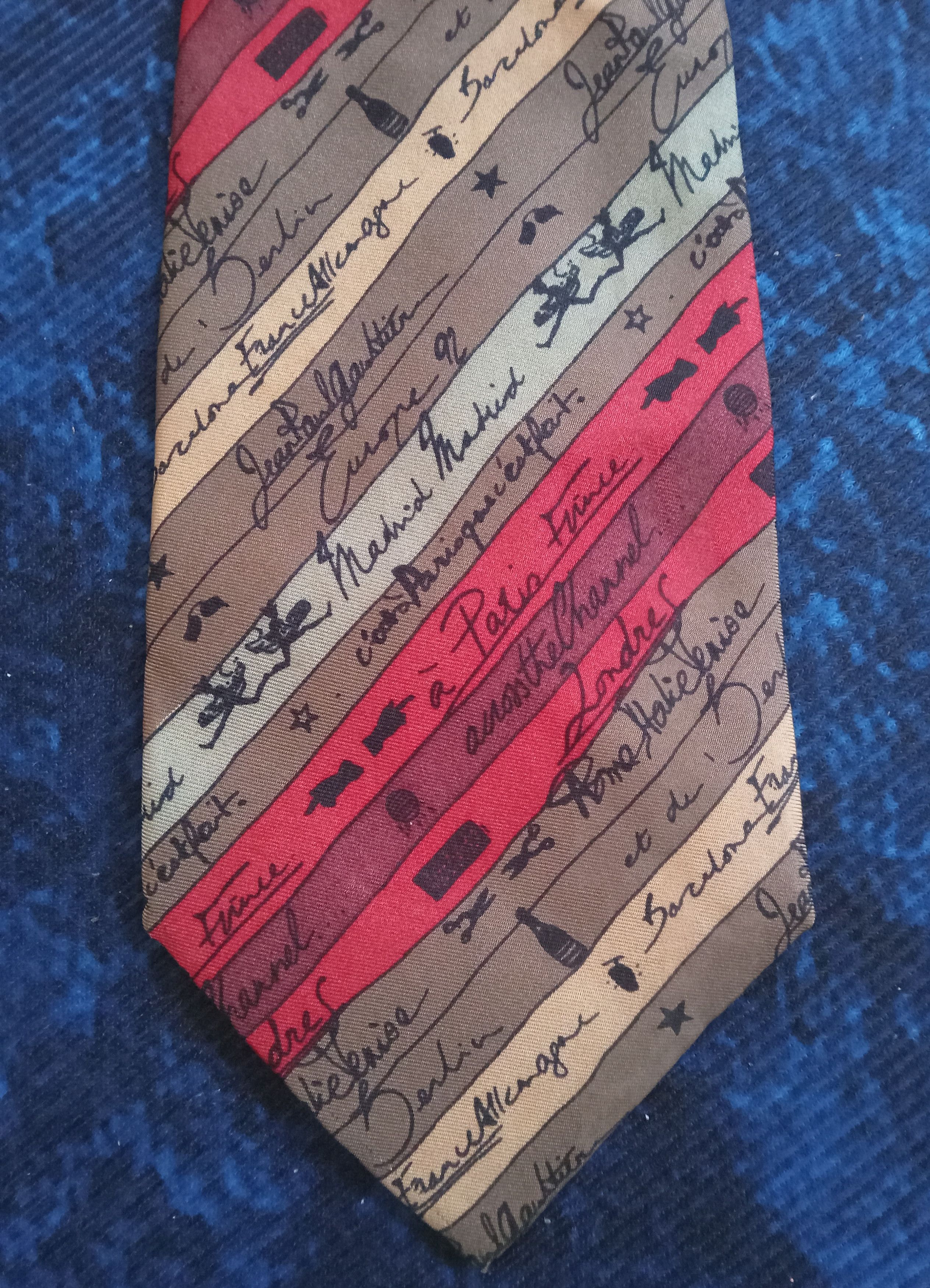 Jean Paul Gaultier Jean Paul Gaultier Homme Rare Design Vintage Necktie Size ONE SIZE - 5 Thumbnail