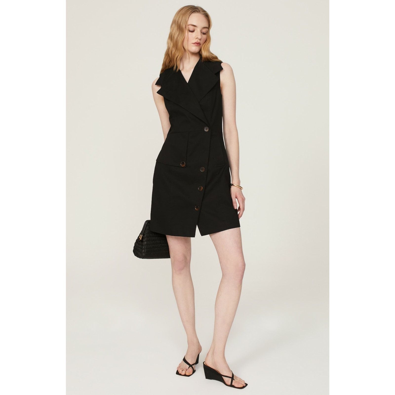 Other RTR Toccin x RTR Sz 12 Black Trench Blazer Wrap Mini Dress Size XL / US 12-14 / IT 48-50 - 1 Thumbnail