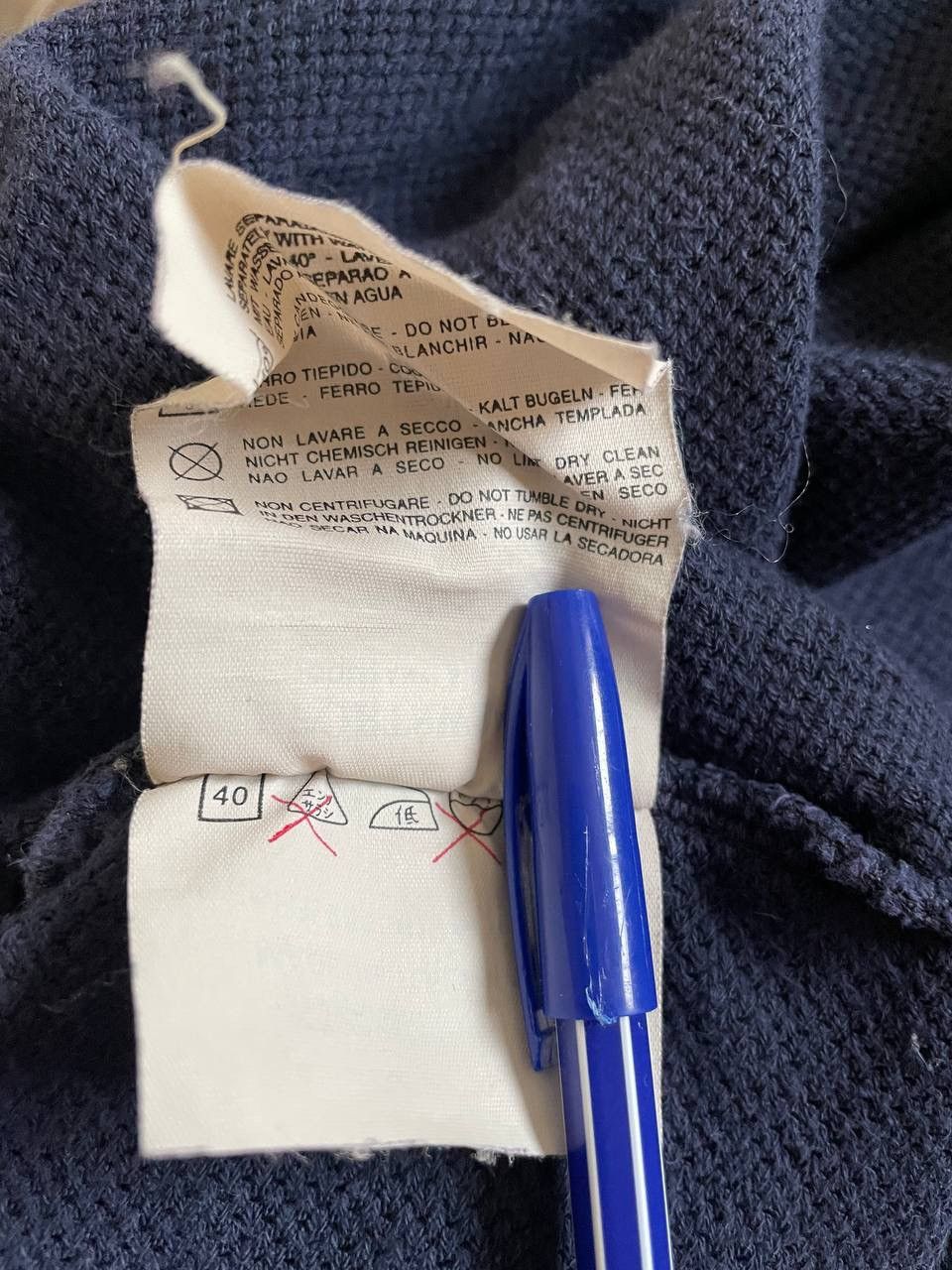 Stone Island Stone Island Sweatshirt Crewneck Navy Vintage 1990s Size US L / EU 52-54 / 3 - 10 Thumbnail