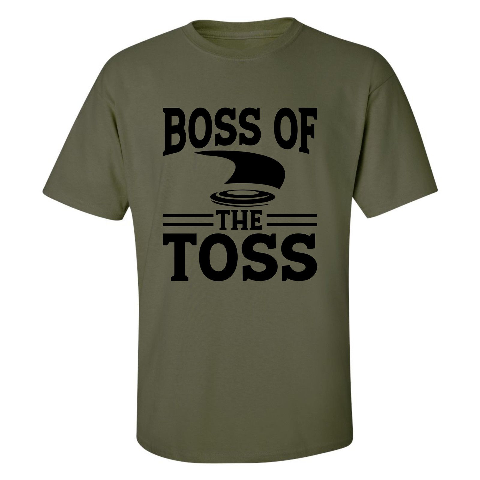 Gildan Disc Golf Shirt BOSS of the TOSS Mens Discgolfing T-Shirt Size US L / EU 52-54 / 3 - 6 Thumbnail
