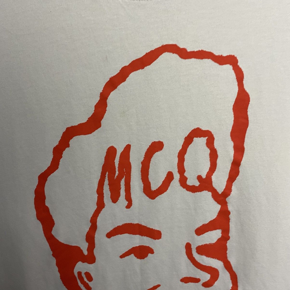 McQ Alexander McQueen Luxury MCQ Alexander McQueen Big logo designer white tee Size US XL / EU 56 / 4 - 3 Thumbnail