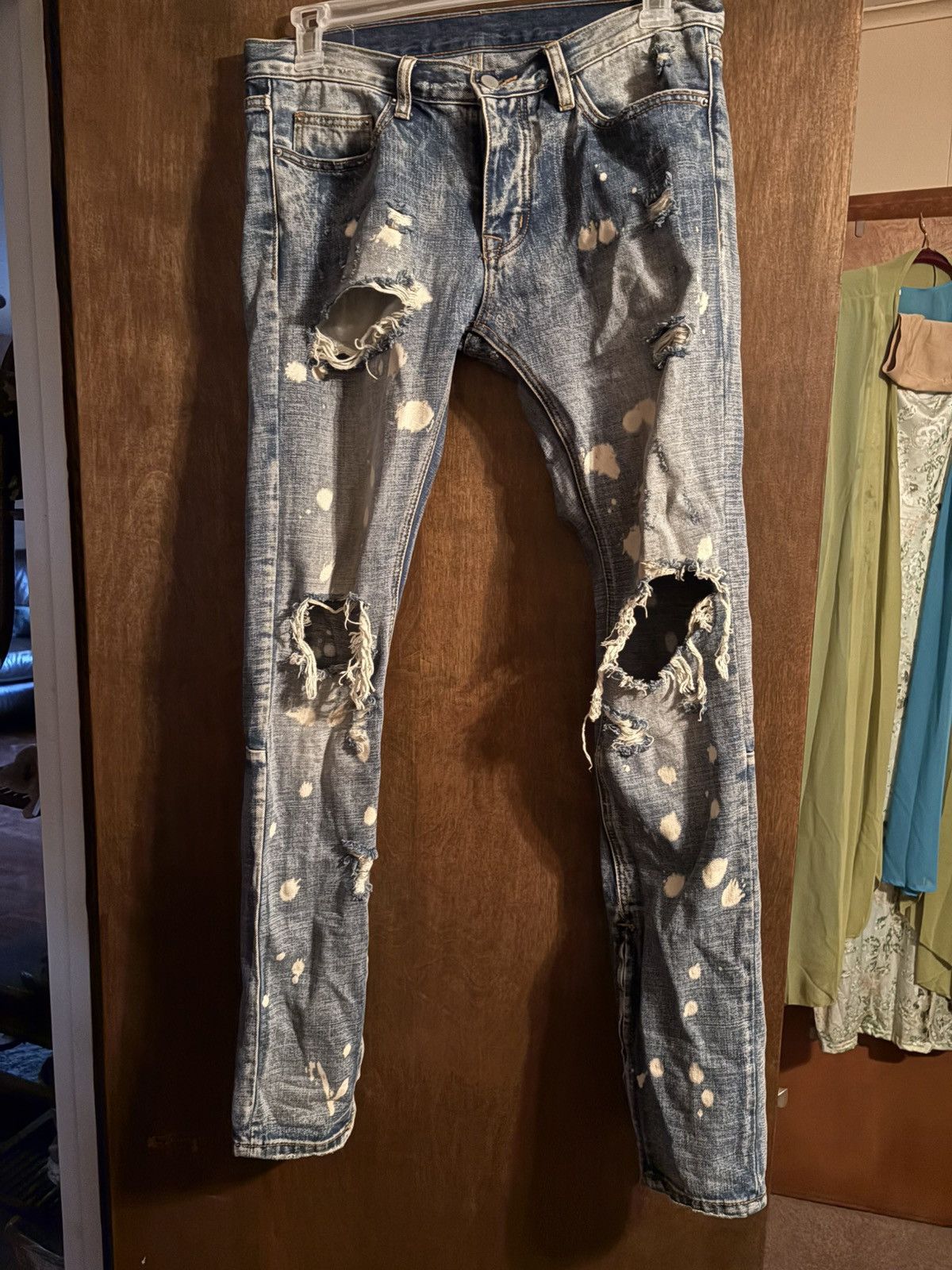 MNML MNML Mens M1 Splash denim size 31 Light worn Size US 31 - 1 Thumbnail