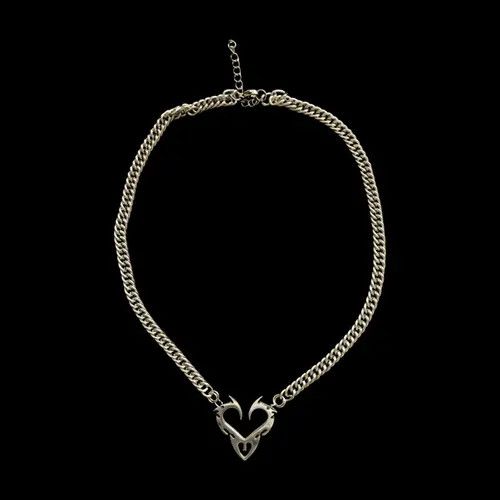VIBE Chain Necklace Punk Gothic Chrome Rock Venom Size ONE SIZE - 1 Thumbnail