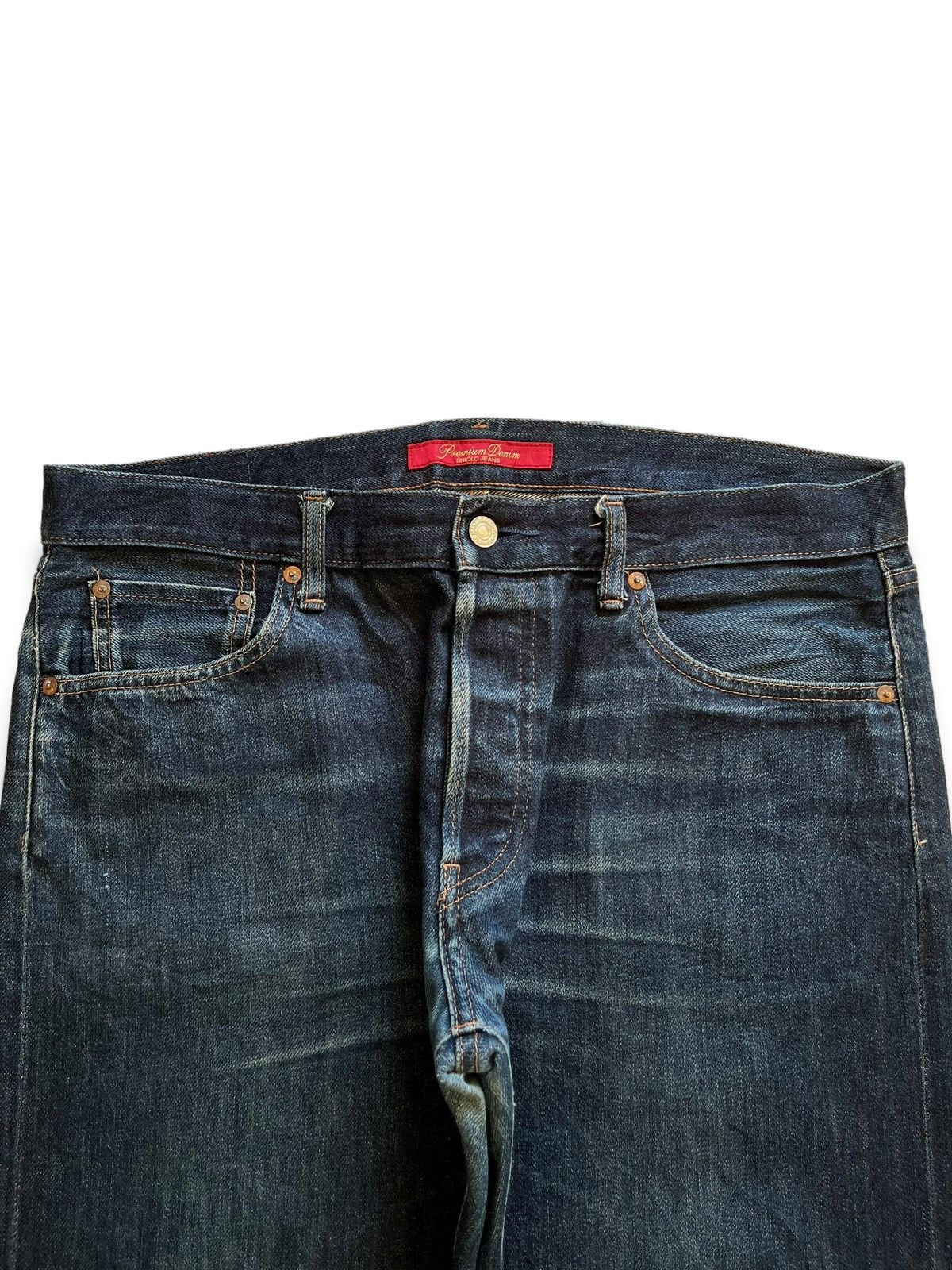 Uniqlo Vintage Japanese Uniqlo Selvedge Button Fly Loose Jeans Size US 37 - 5 Thumbnail