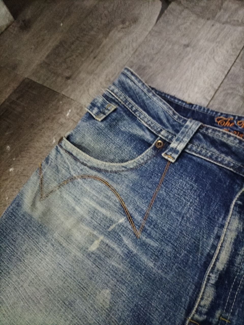 If Six Was Nine The Vintage Standard jeans tvs distressed punk style grunge Size US 34 / EU 50 - 4 Thumbnail