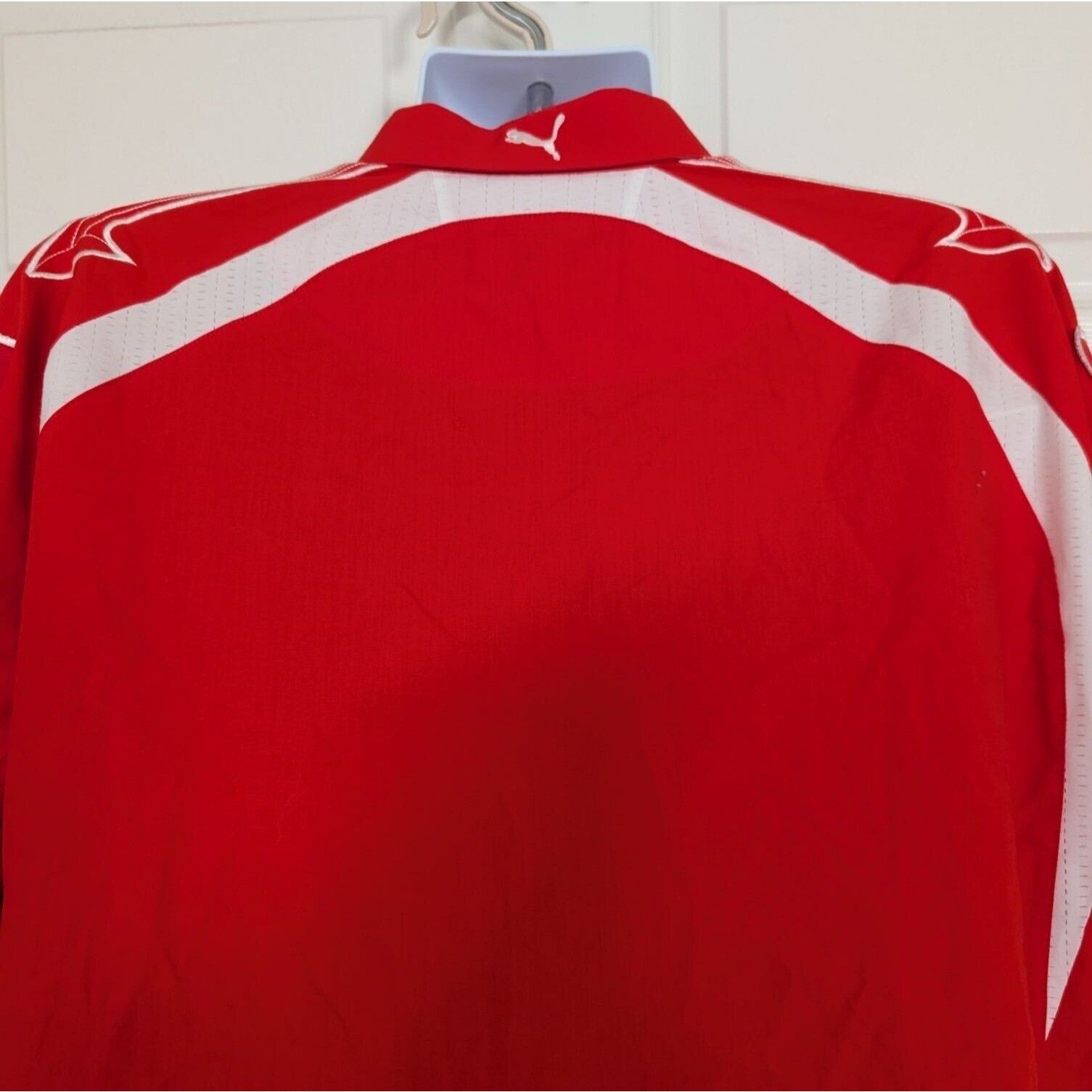 Designer Puma Scuderia Ferrari Team Racing Shirt Mens Size XL Red Size US XL / EU 56 / 4 - 9 Thumbnail