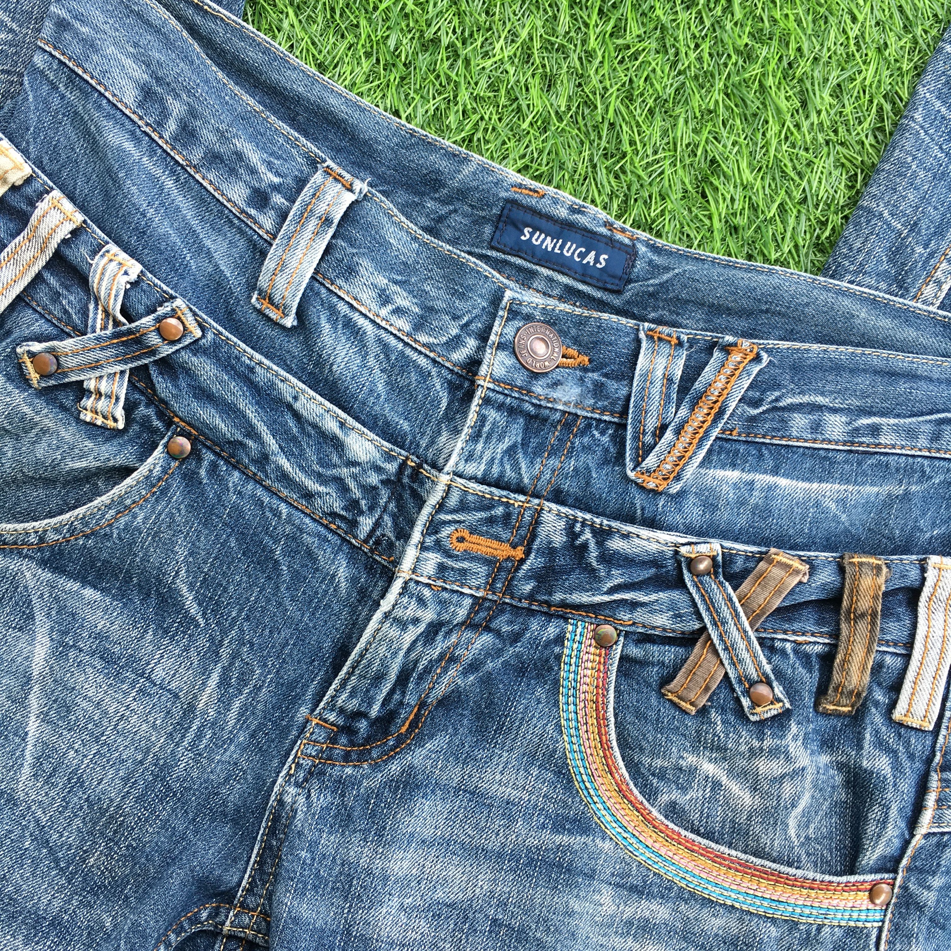 Japanese Brand Japanese Double Waist Denim Pants D-1096 Size US 28 / EU 44 - 5 Thumbnail