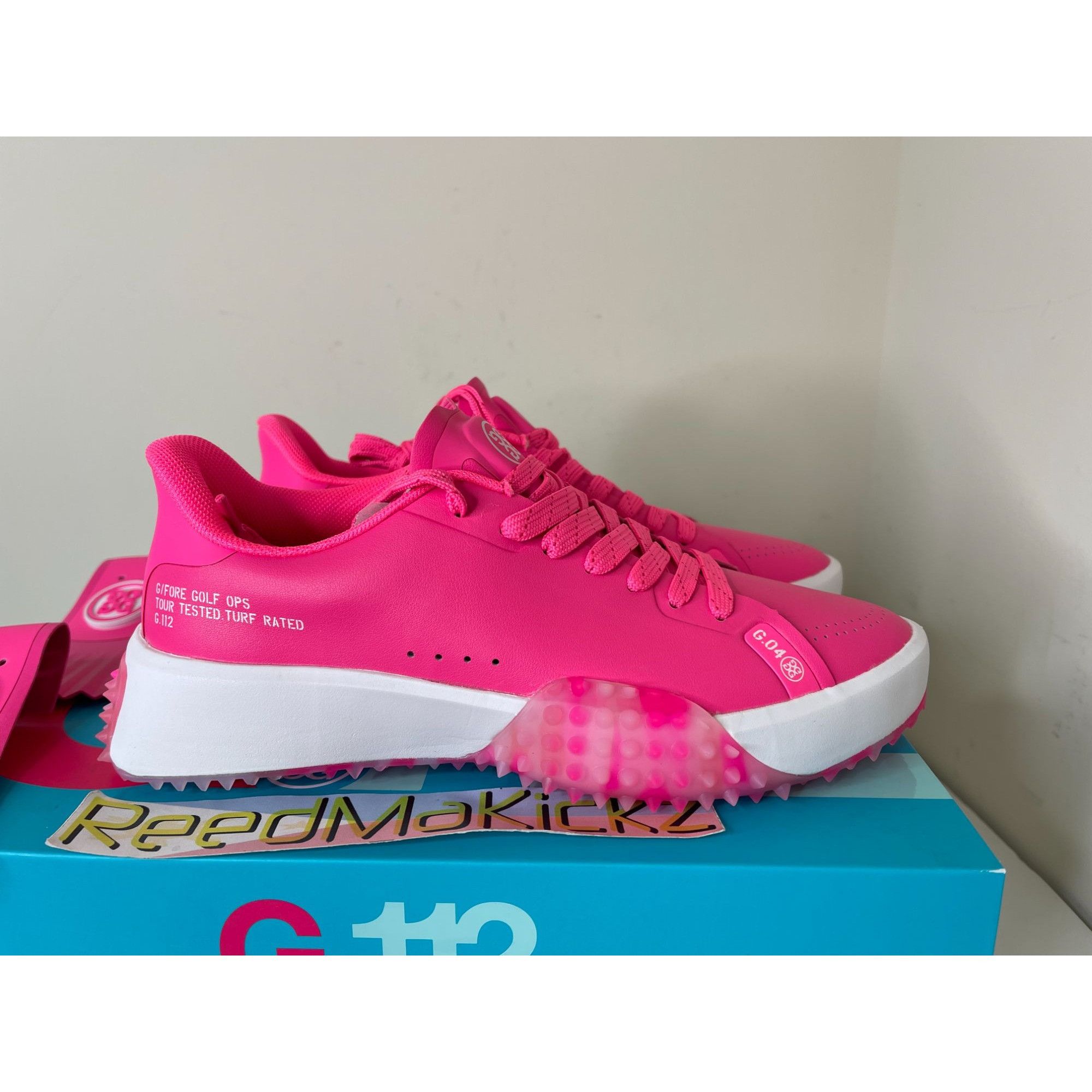 G/FORE G/FORE G.112 KILTIE GOLF SHOES KNOCKOUT PINK WOMENS 7US Size US 7 / IT 37 - 3 Thumbnail