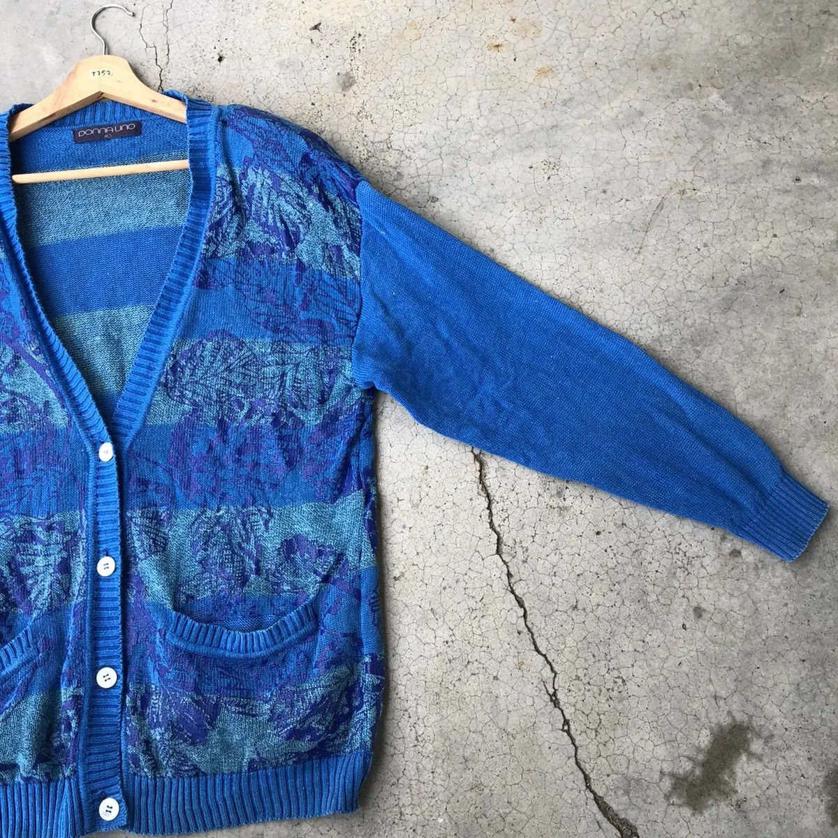 Japanese Brand 💥Cardigan Vintage Donnauno Strecth/Memeri Stripe Nice Desig Size M / US 6-8 / IT 42-44 - 3 Thumbnail