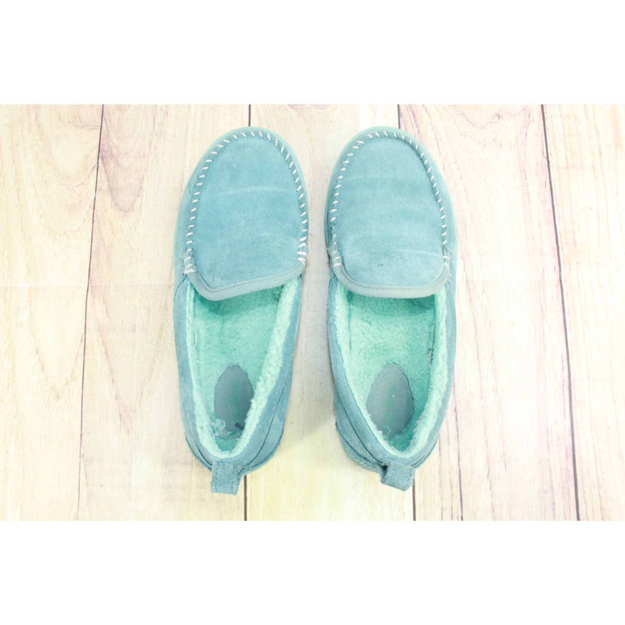L.L. Bean LL Bean Green Fleece Lined Mountain Moccasins Size US 8 / IT 38 - 7 Thumbnail
