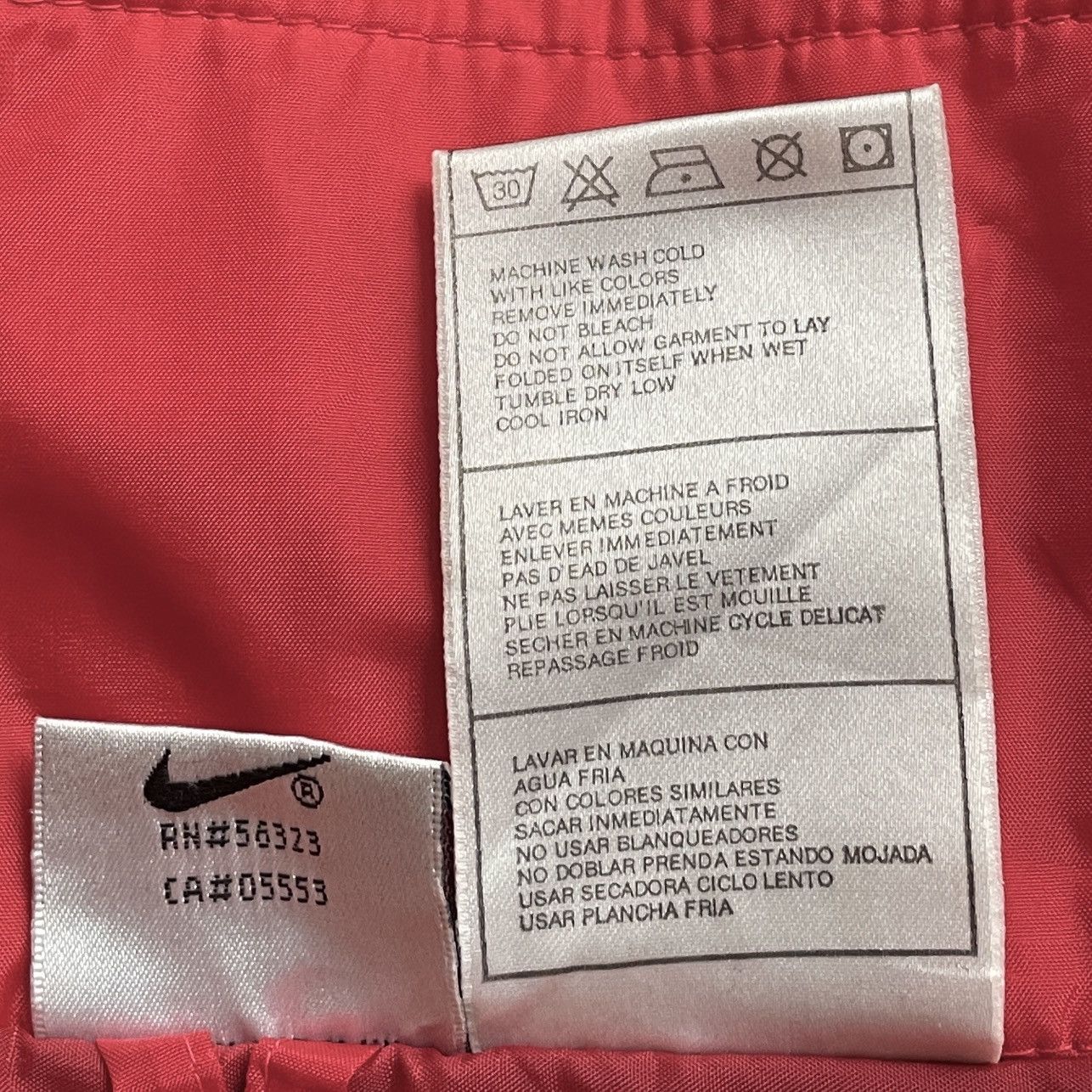 Nike × Vintage Vintage Brand Nike Big Swoosh Jacket 1990s Size US XL / EU 56 / 4 - 11 Thumbnail