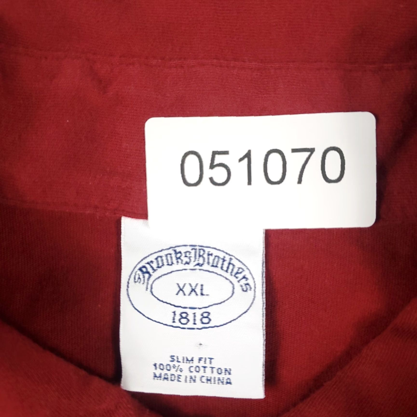 Brooks Brothers VINTAGE Brooks Brothers Polo Shirt Mens 2XL Red Slim Fit Casual Short Sleeve Regular Size Polo Mens Red 2XL Brooks Brothers Size US XXL / EU 58 / 5 - 7 Thumbnail