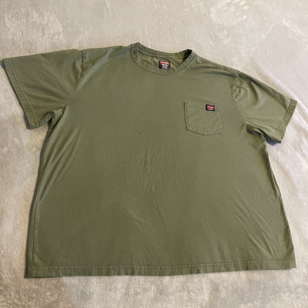 Wrangler Wrangler Shirt Men 3XL Green Workwear Outdoors Crew Neck Tee Size US XXL / EU 58 / 5 - 1 Thumbnail