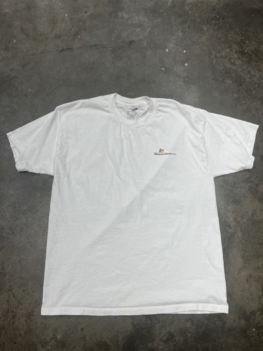 Vintage 2003 Windows Tee Size US XL / EU 56 / 4 - 1 Thumbnail