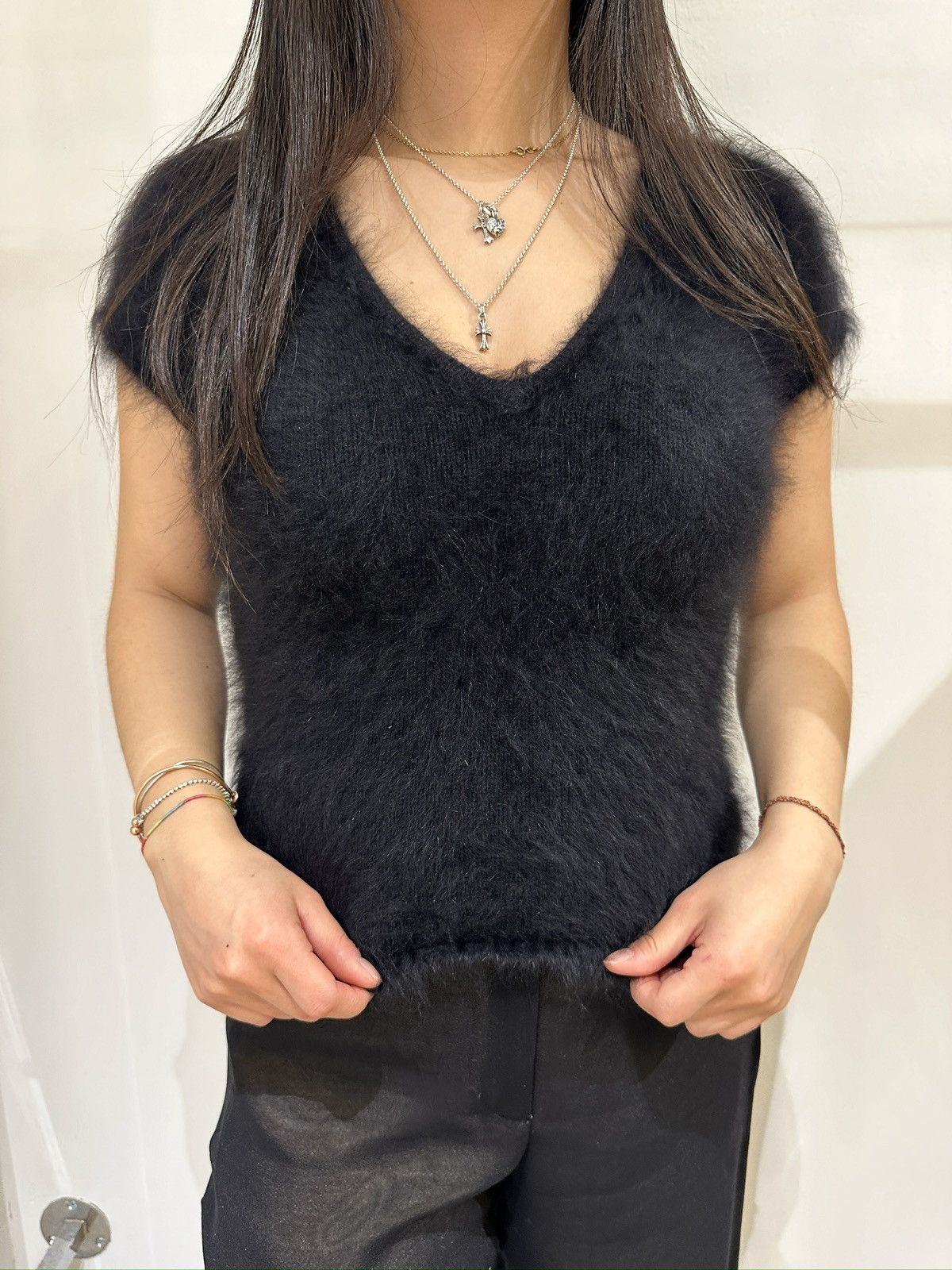 Gucci AW2001 Gucci by Tom Ford angora top | Grailed