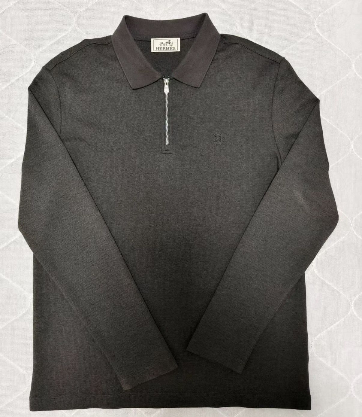 Hermes Authentic Hermès wool polo shirt Size US L / EU 52-54 / 3 - 1 Thumbnail