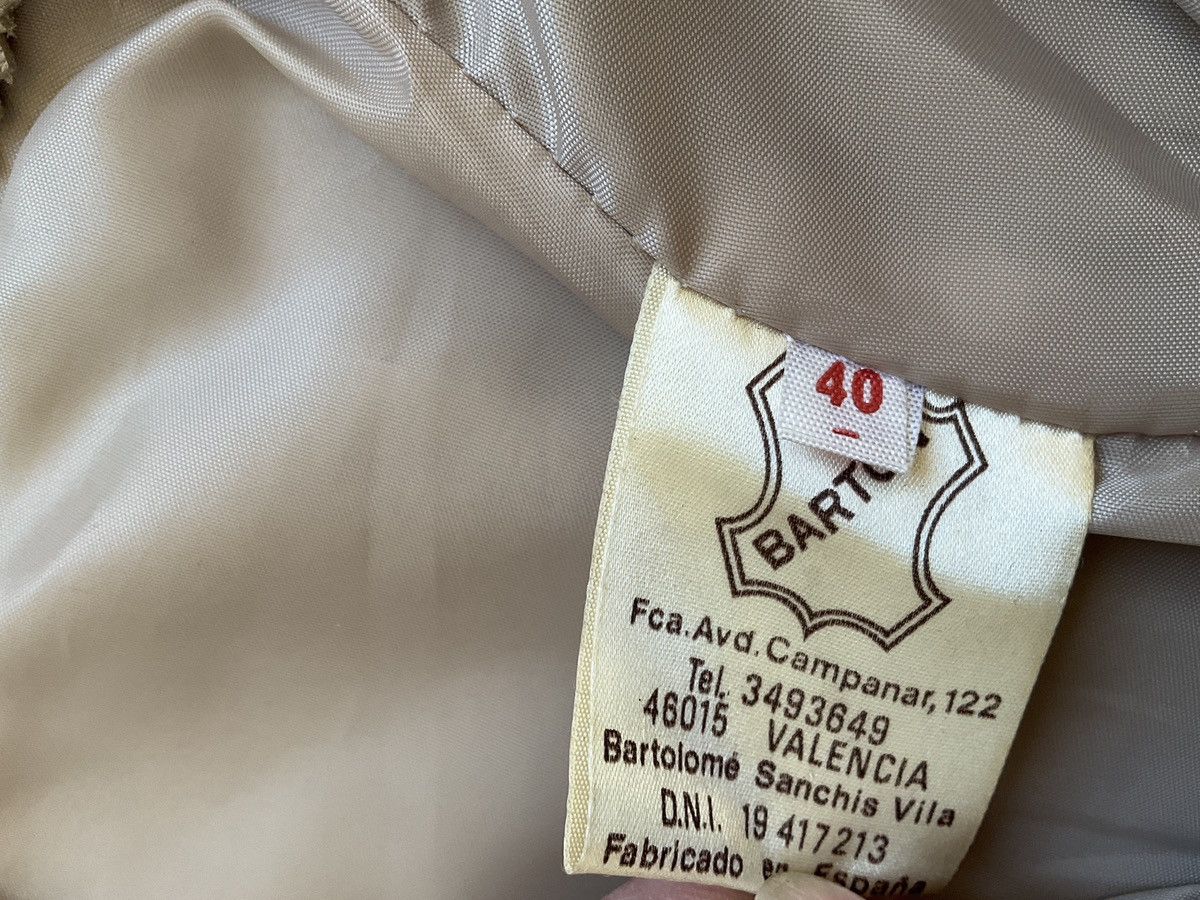 Vintage Beige leather pants Size 28" / US 6 / IT 42 - 6 Thumbnail