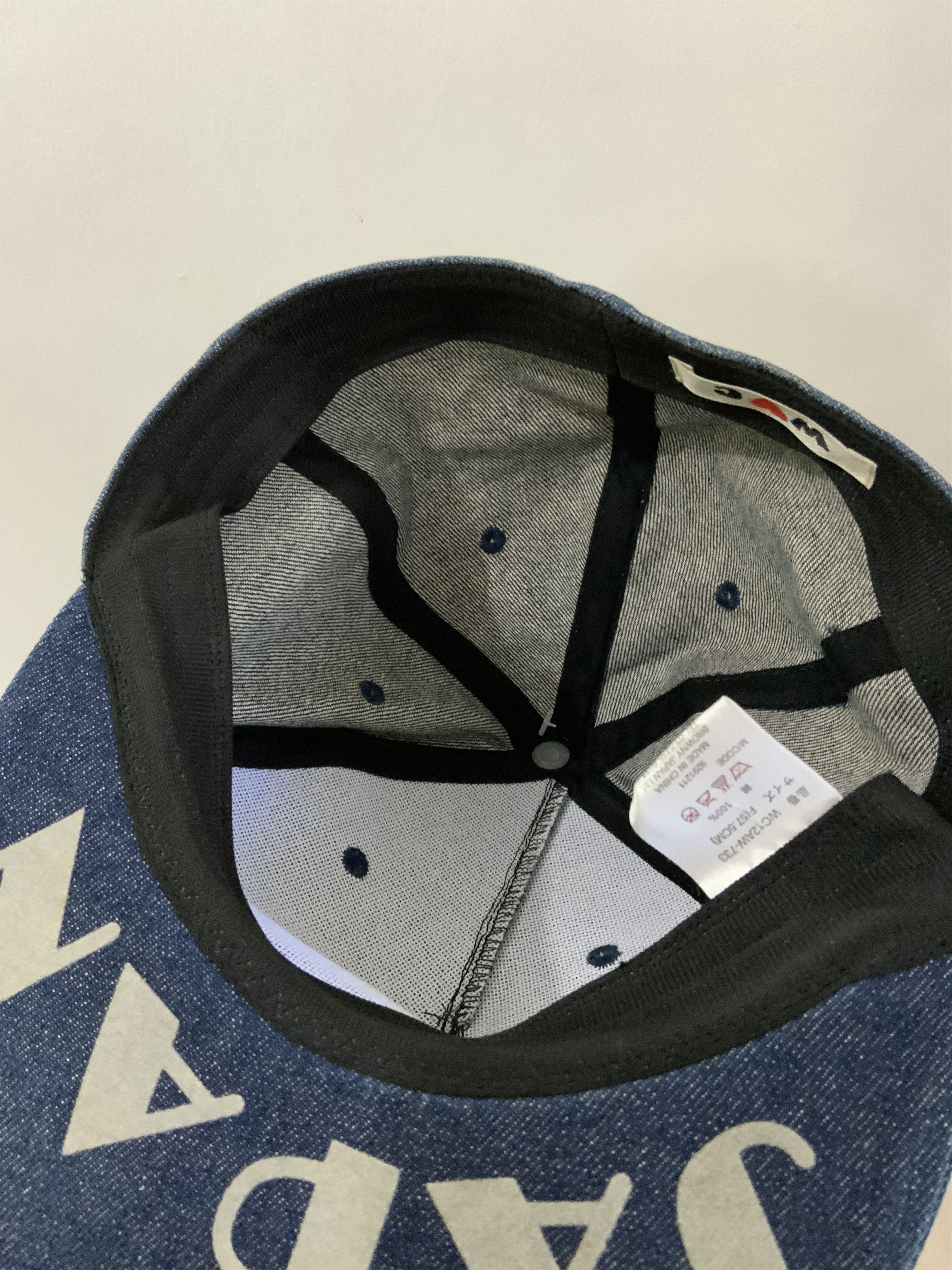 Seditionaries Japan WS Denime Fade Fitted Hat Size ONE SIZE - 12 Thumbnail