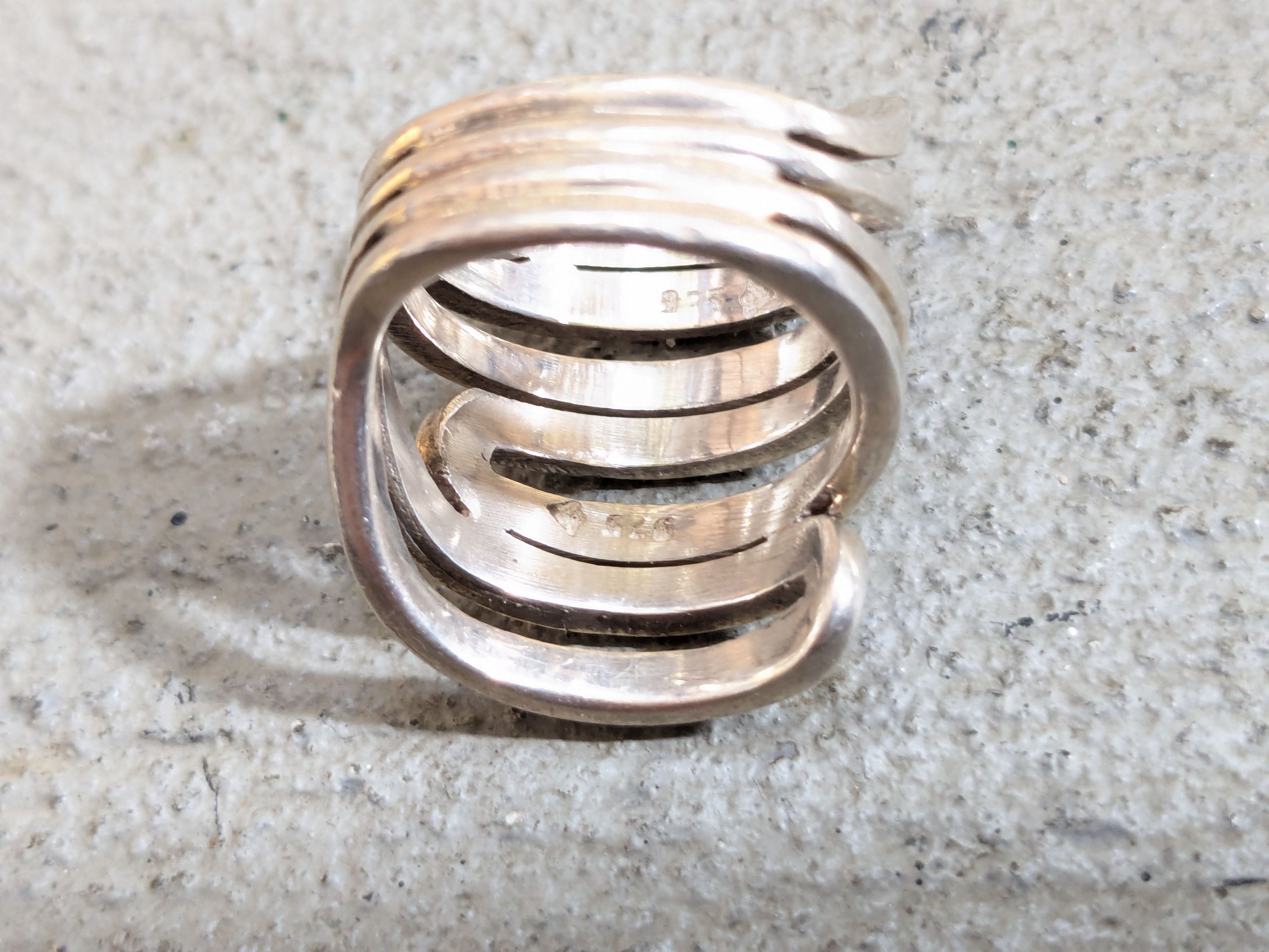 Jewelry × Sterling Silver Silpada Sterling Silver Maze Ring 7 Abstract Modern Avant Size ONE SIZE - 8 Thumbnail
