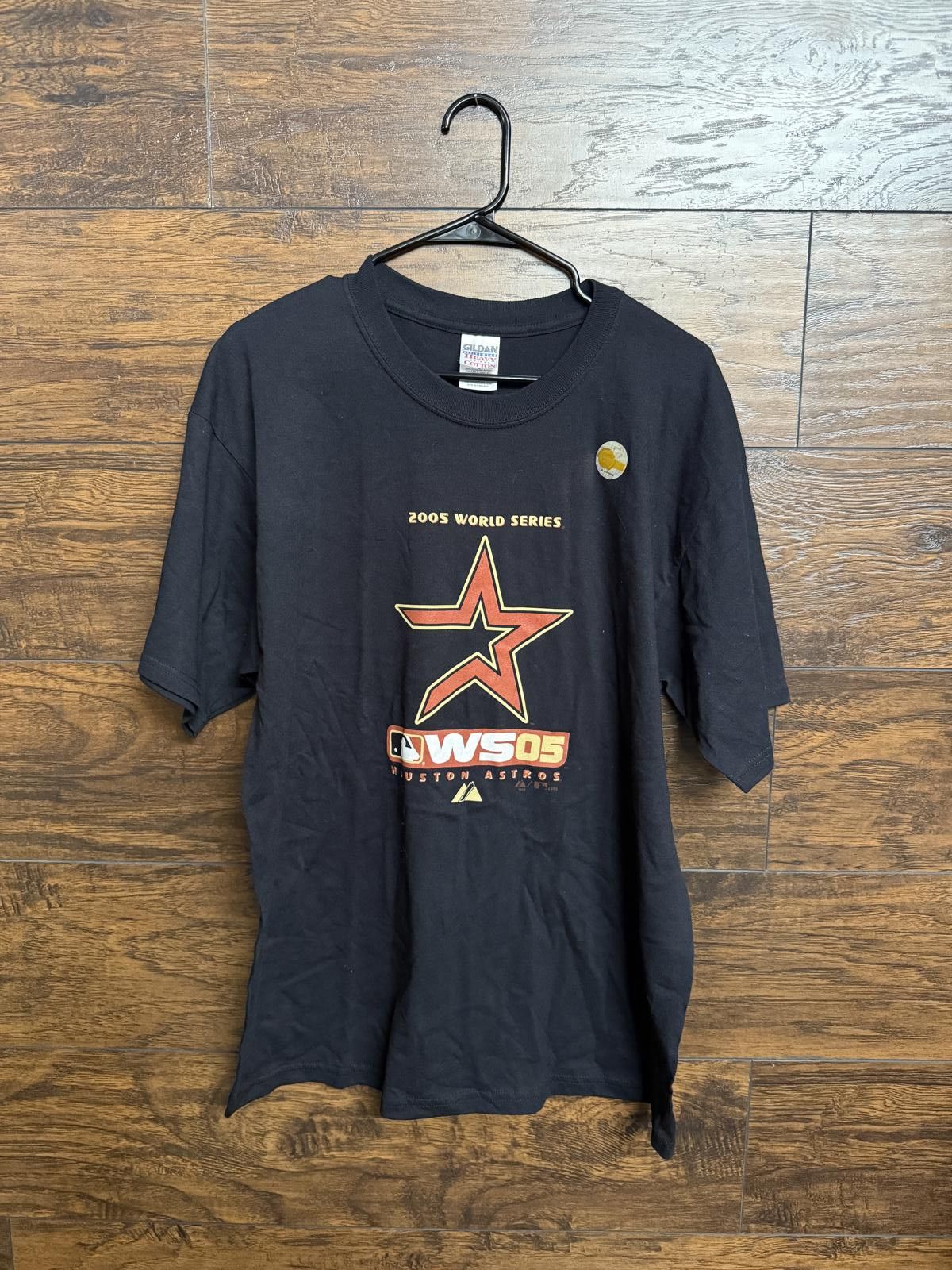 Gildan T-shirt 2005 World Series Houston Astros Tee - L Size US L / EU 52-54 / 3 - 1 Thumbnail