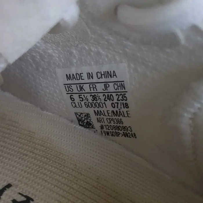 Adidas Adidas Yeezy Boost 350 V2 Cream White Triple CP9366 Size 6 Size US 7 / IT 37 - 6 Thumbnail