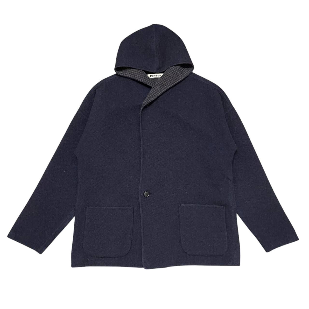Issey Miyake Vintage Plantation Issey Miyake Wool Hooded Coat Size US M / EU 48-50 / 2 - 1 Thumbnail