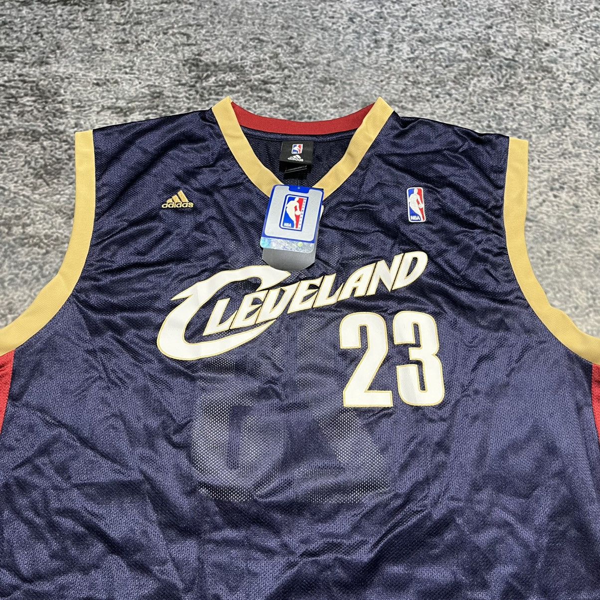 NBA Vintage Lebron James Cleveland Cavaliers Adidas NBA Jersey Size US XXL / EU 58 / 5 - 5 Thumbnail