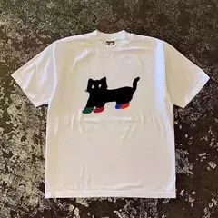 Japanese Brand VIBE Cartoon animal print washed vintage cotton t-shirt Size US M / EU 48-50 / 2 - 4 Thumbnail