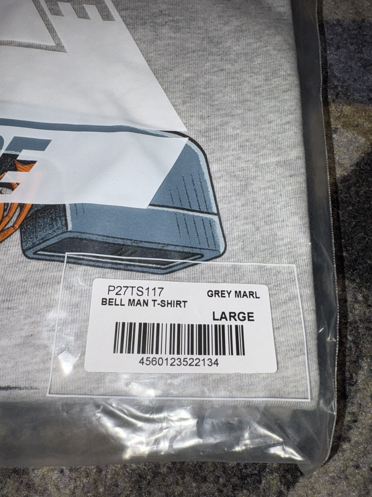 Palace Palace Bellman T-Shirt Grey Size US L / EU 52-54 / 3 - 4 Thumbnail