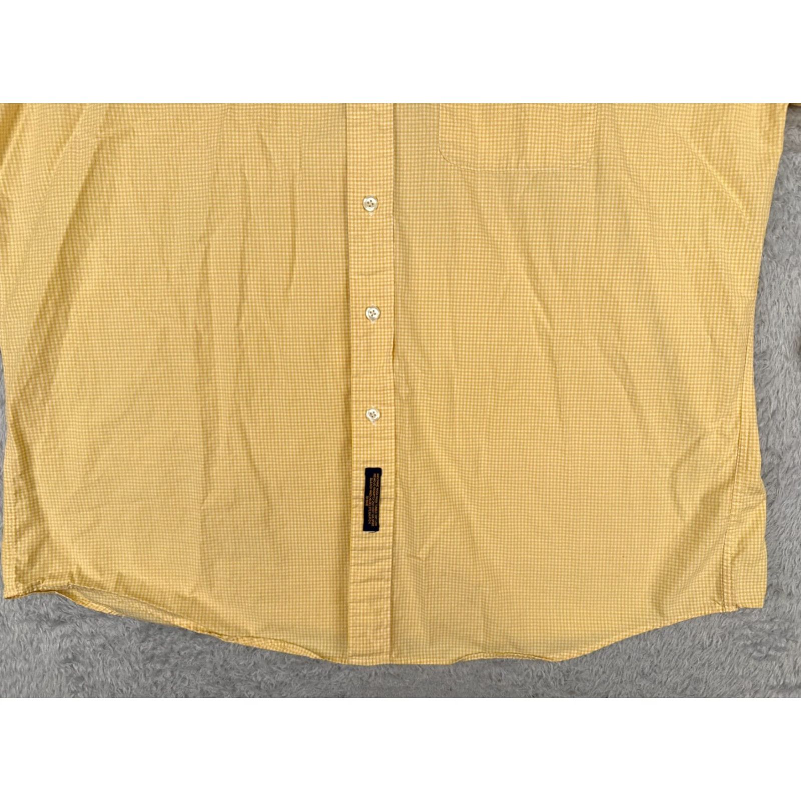 Tommy Hilfiger Tommy Hilfiger Shirt Men XL Yellow Plaid 100% Cotton Long Sleeve Pocket Button-Up Fashion Colorful 34-35 Size US XL / EU 56 / 4 - 7 Thumbnail