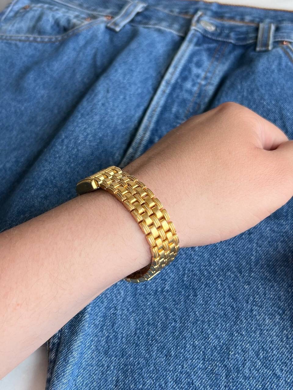 Japanese Brand × Vintage Vintage Japanese Style Watch Gold Tone Retro 2000s Size ONE SIZE - 7 Thumbnail