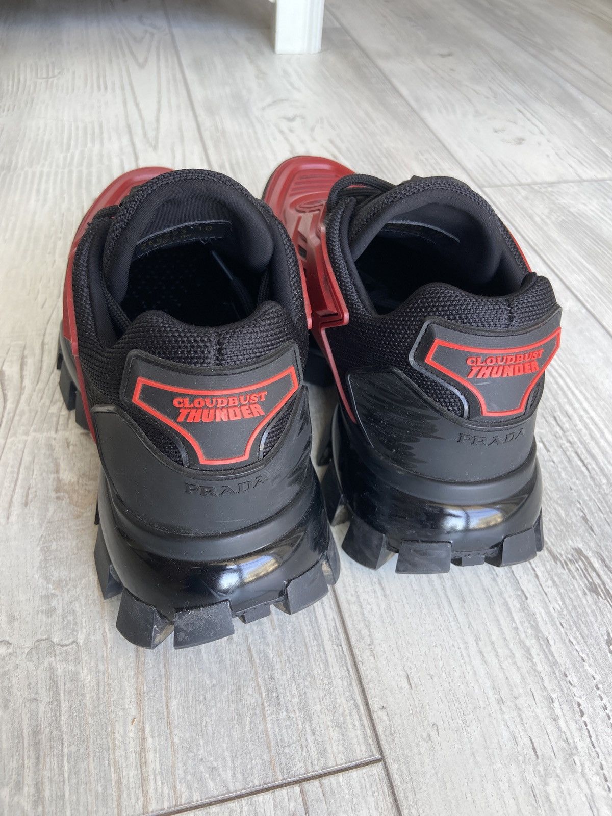 Prada Prada Cloudbust Thunder Knit Sneaker 'Scarlet' Size US 10 / EU 43 - 6 Thumbnail