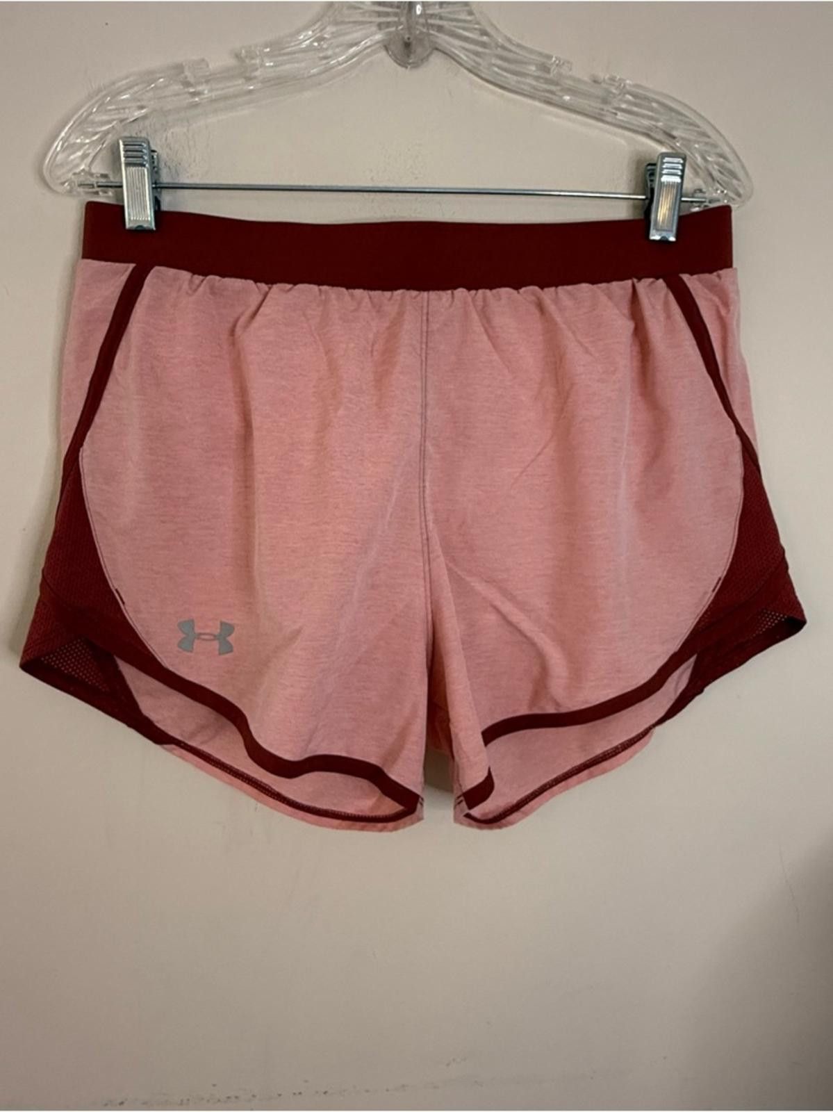 Under Armour Under Armour loose athletic shorts pink burgundy lined SZ M Size 32" / US 10 / IT 46 - 3 Thumbnail