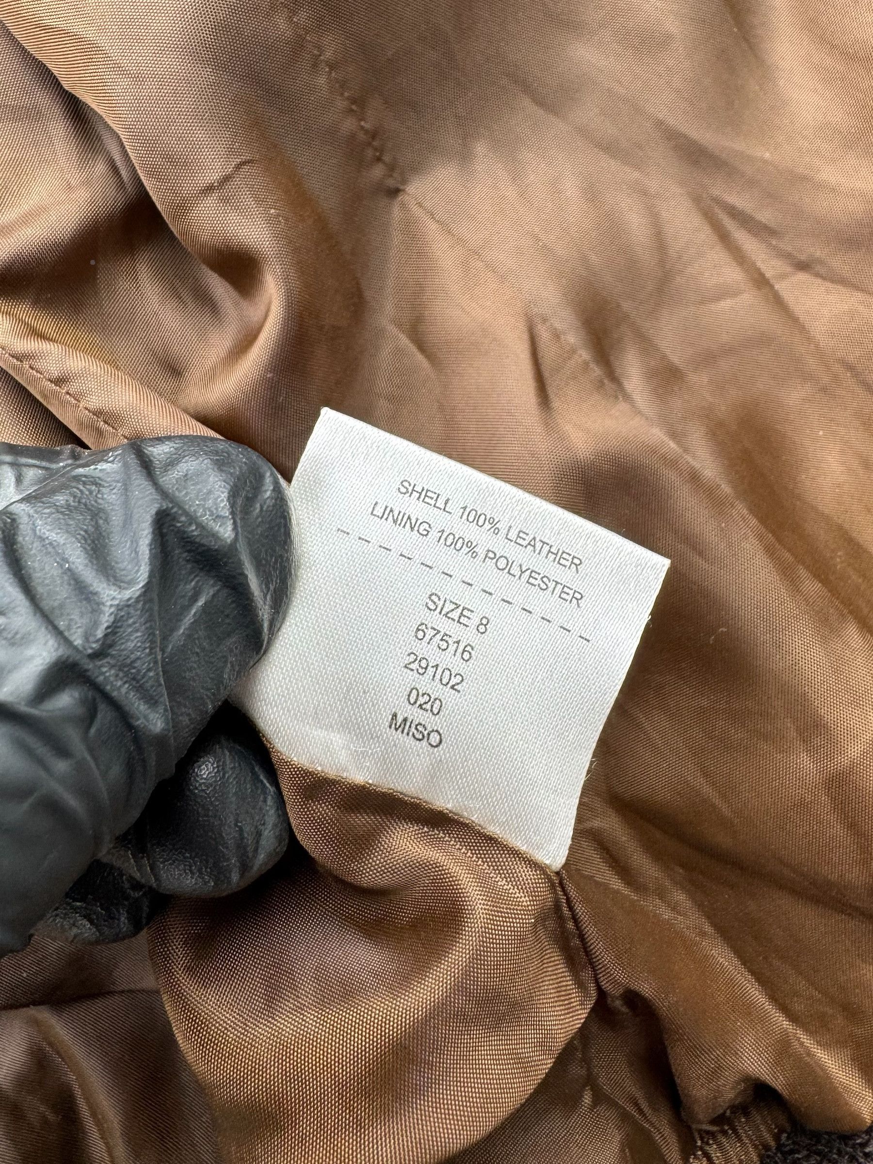 Japanese Brand Vintage Cropped Leather Jacket W128(D10) Size M / US 6-8 / IT 42-44 - 5 Thumbnail