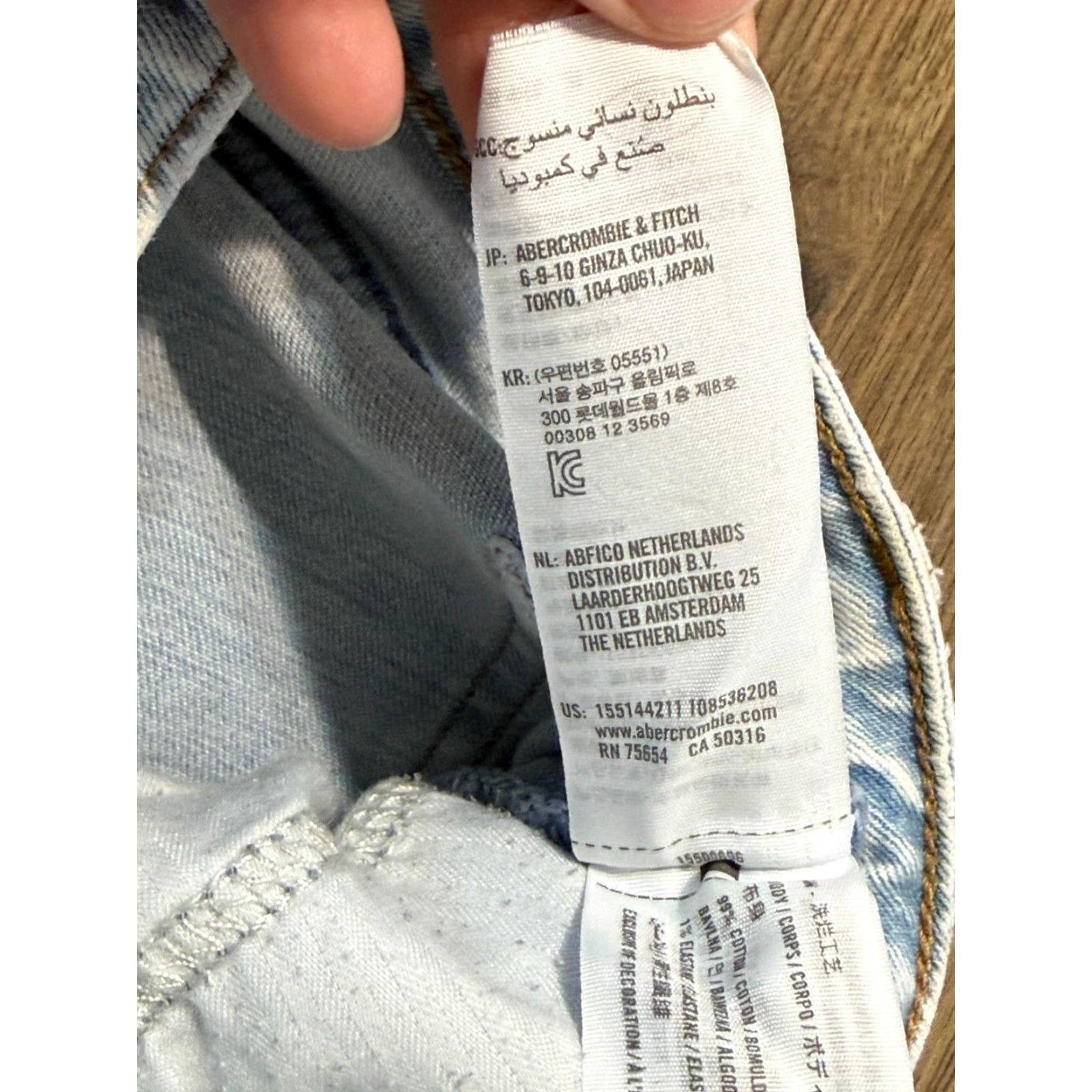 Abercrombie & Fitch Abercrombie & Fitch Jeans Women's 26/2R Acid Wash Curve Love Skinny High Rise Denim Blue Slim Fit 5-Pocket Style Womens Vintage? No Size 26" / US 2 / IT 38 - 7 Thumbnail
