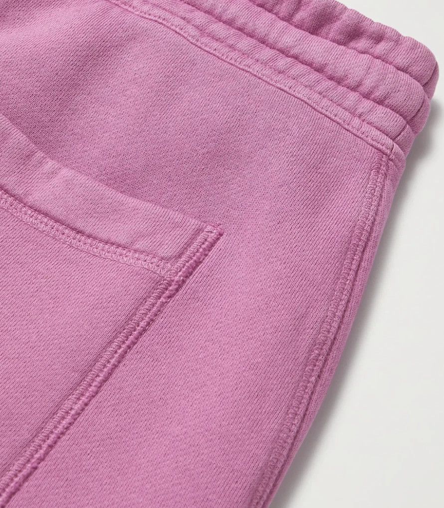 Tom Ford Lilac Pink tapered dyed fleece cotton sweapants size IT 50 Size US 34 / EU 50 - 2 Thumbnail