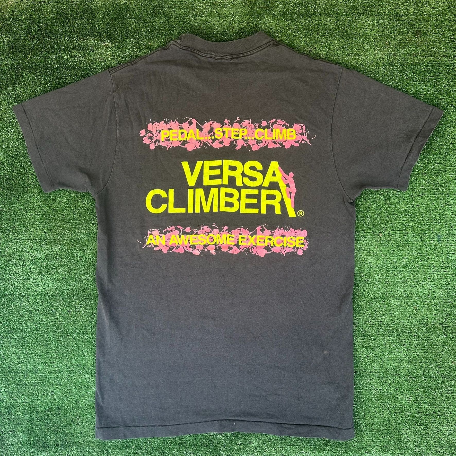 Anvil Vintage 90s VersaClimber T-Shirt Neon Workout Gym Exercise S Size US M / EU 48-50 / 2 - 1 Thumbnail